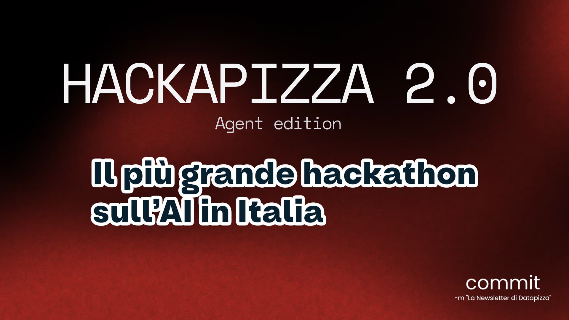 Hackapizza 2.0: il più grande hackathon sull'AI in Italia