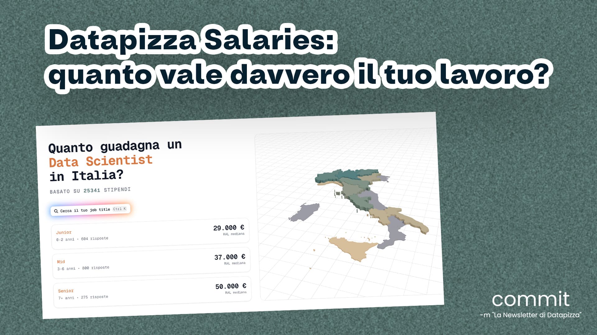 Datapizza Salaries: quanto vale davvero il tuo lavoro?