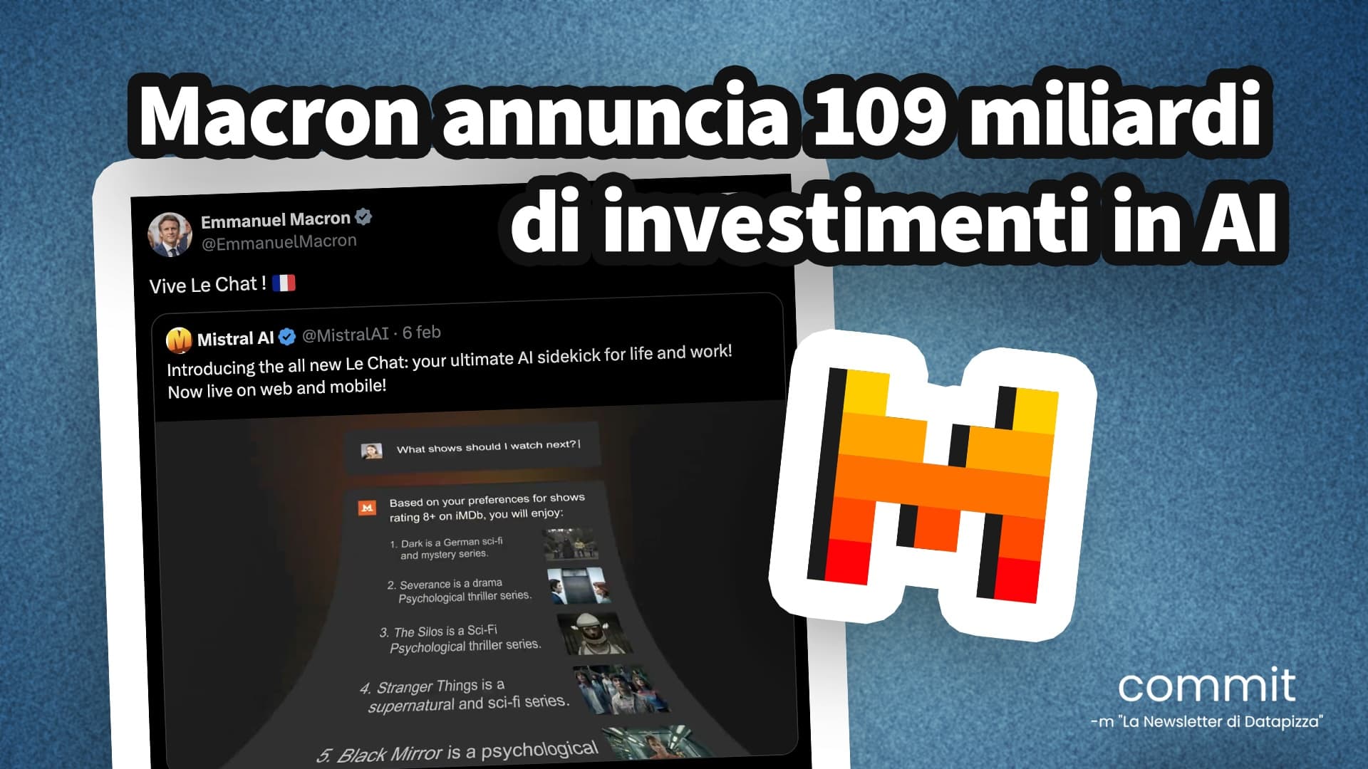 Macron annuncia 109 Miliardi di investimenti in AI 