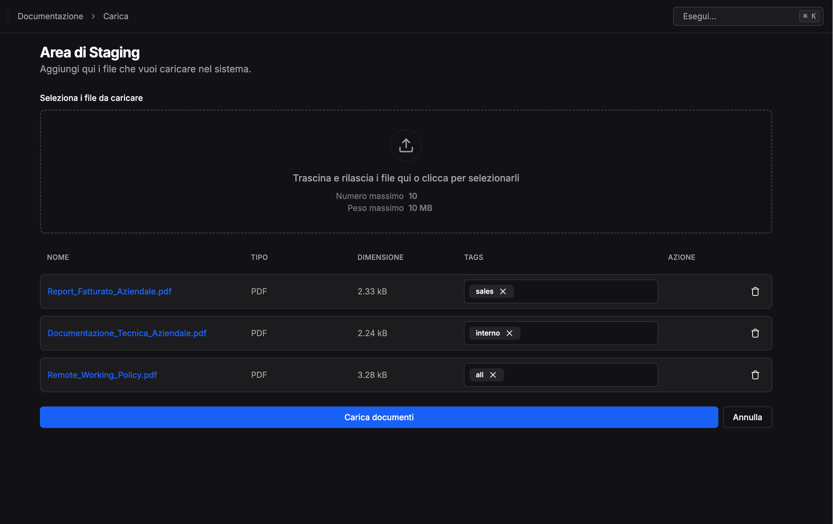 Dual Basement interface for scalable archive growth