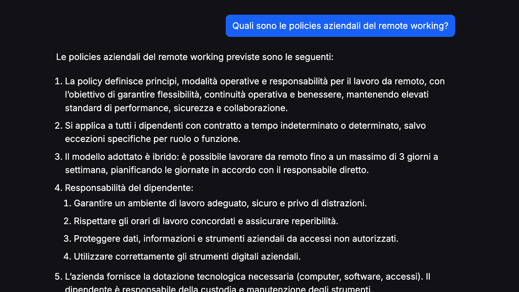 Interfaccia Dual Basement per gestione centralizzata della conoscenza