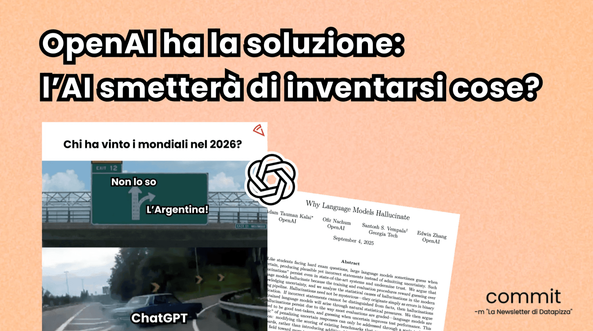 OpenAI ha la soluzione: l’AI smetterà di inventare cose?