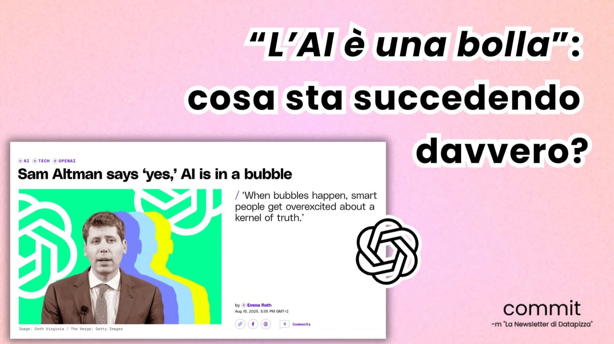 “L’AI è una bolla”: cosa sta succedendo davvero?